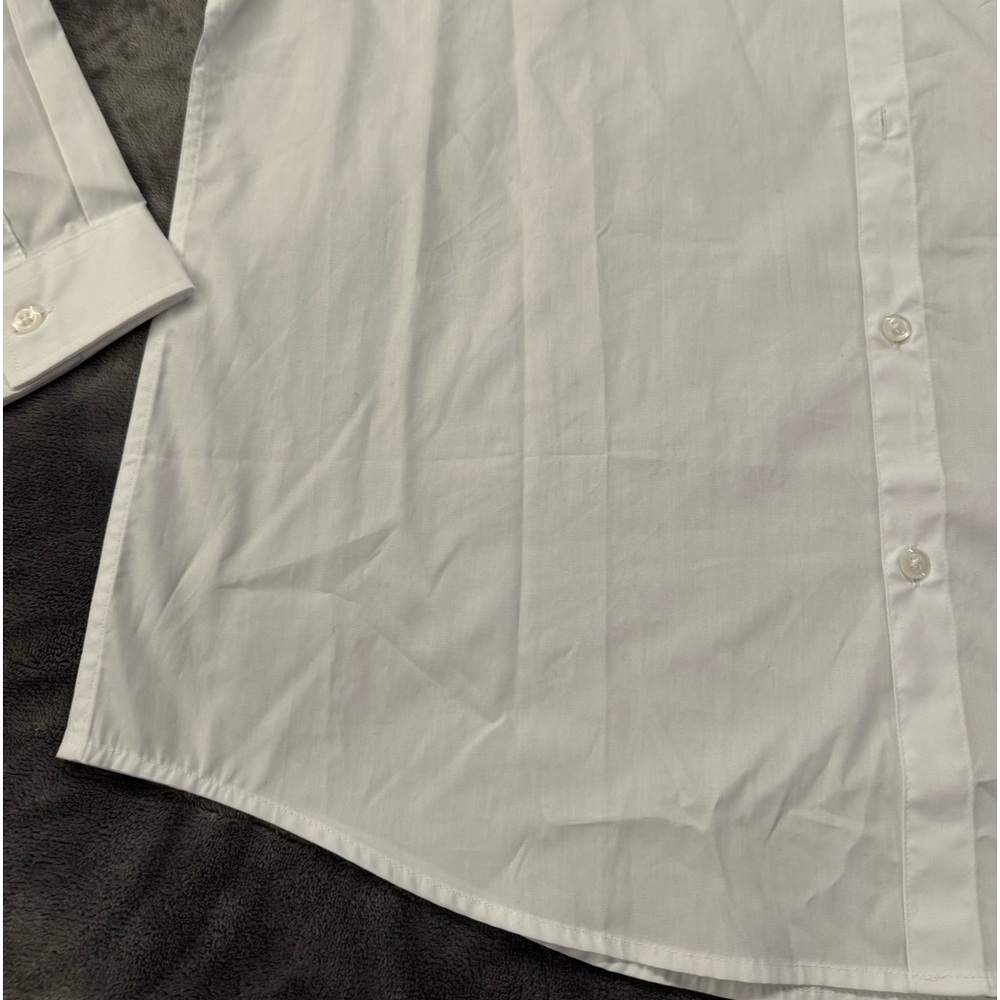 International Concepts White Link Button Down Shi… - image 5